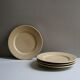 Tulowice ceramic speckled dessert plates