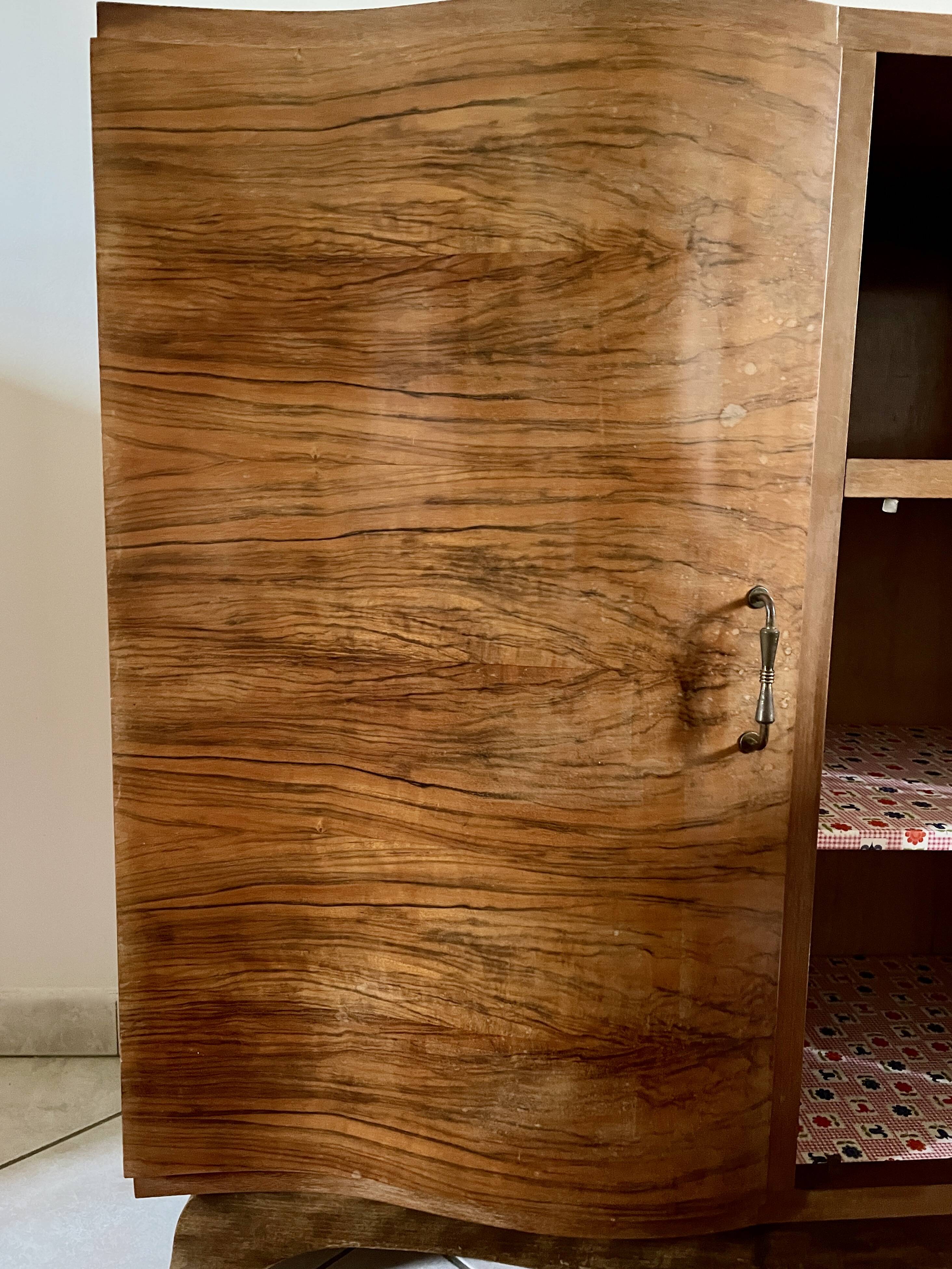 Small Art-Deco mustache piece of furniture