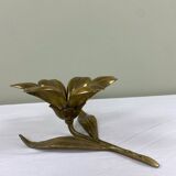 Cendrier fleur en laiton