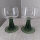 Crystal glasses of Alsace white wine