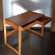 Desk and pine chair