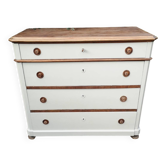 Oak chest of drawers