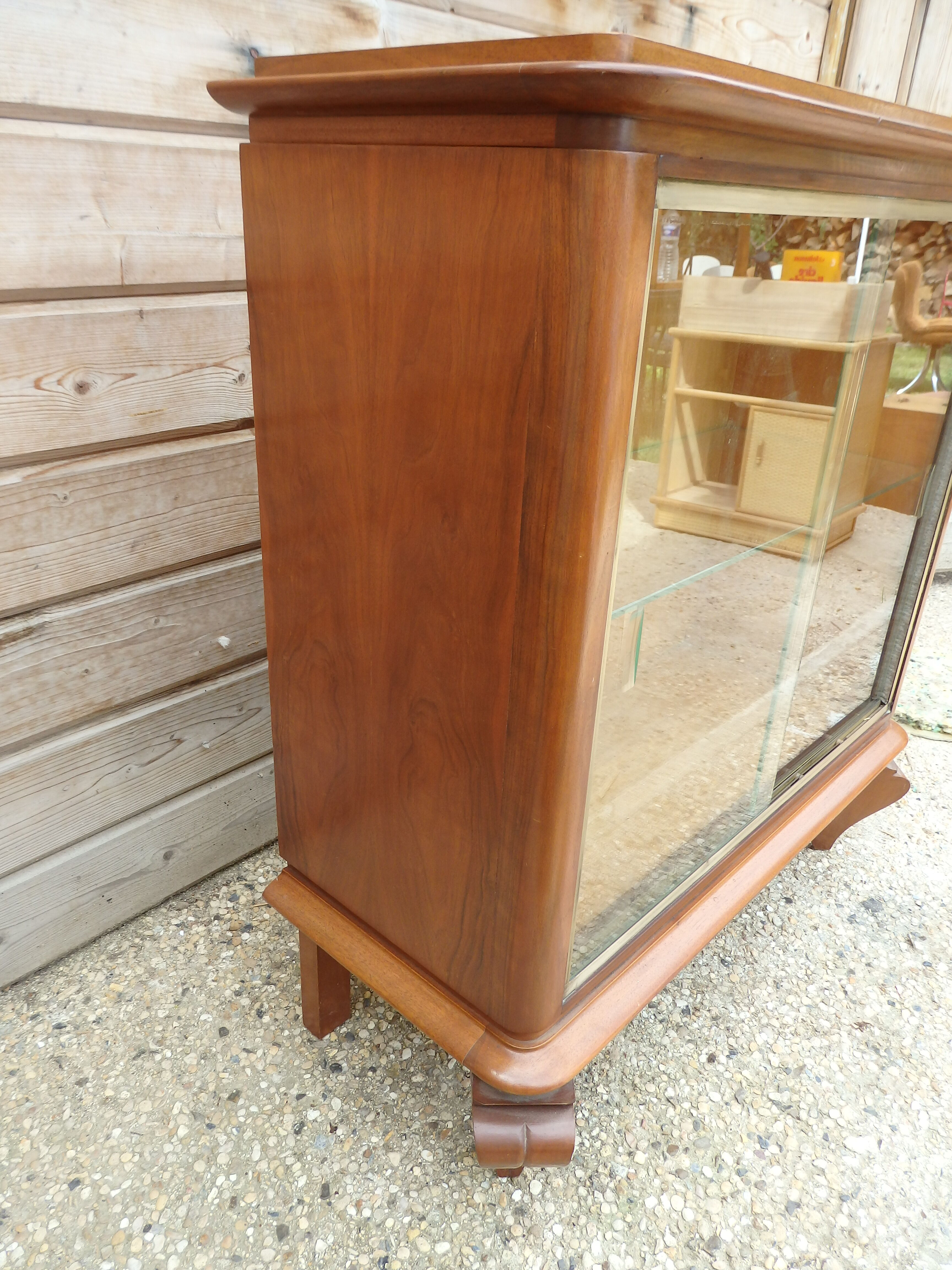 Vintage art deco showcase furniture