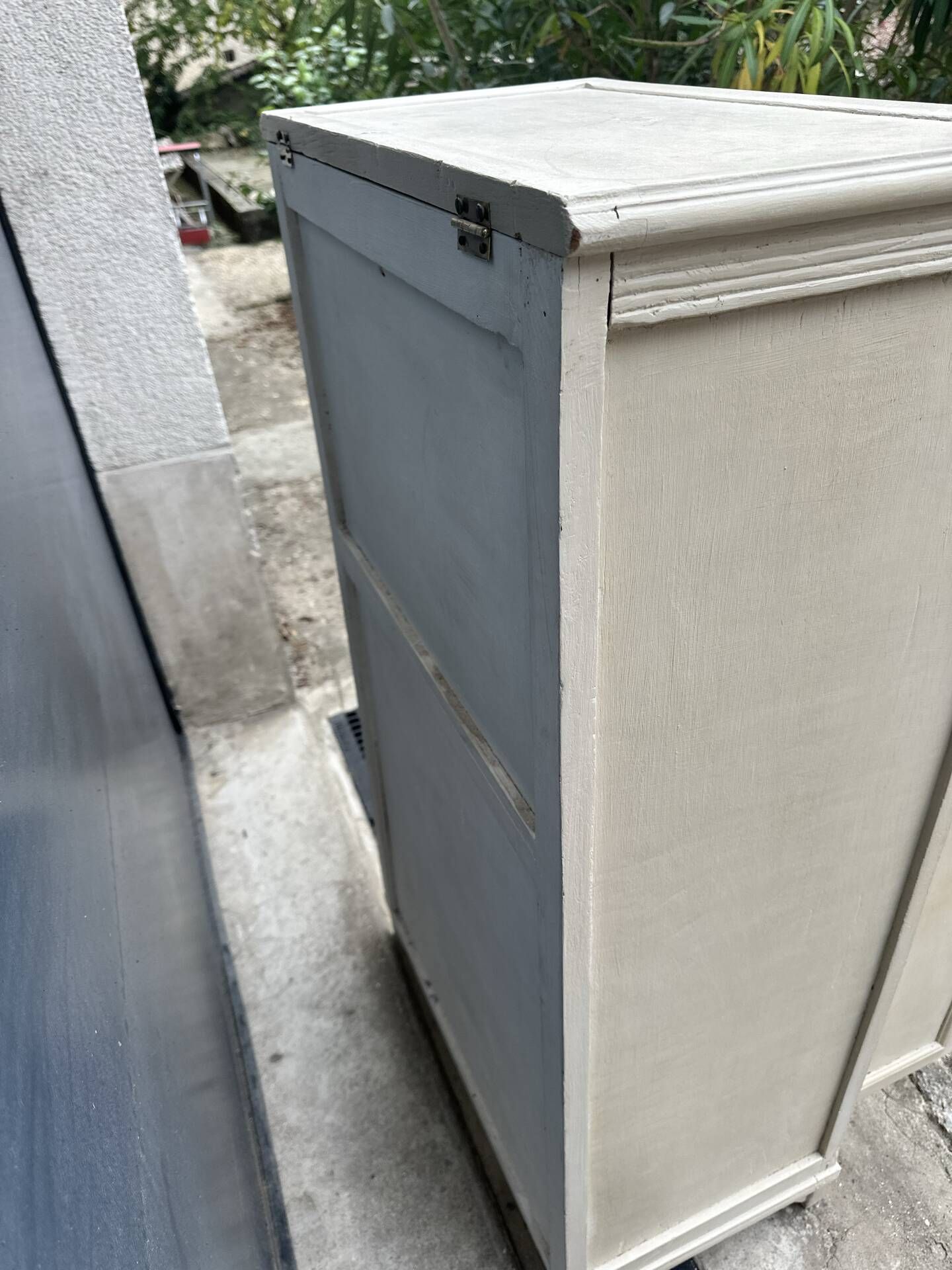 Small antique display cabinet