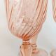 Pink rosé wine glasses