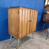 End table, vintage art deco bedside