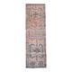 1970s Turkish Oushak Handmade Wool Cotton Orange Runner Rug 91x291