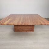 Travertine coffee table red design