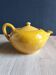 Vintage Mustard Enamelled Ceramic Teapot