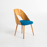 Pair of restored chairs by Antonin Suman, ONV Pisek, 1960s