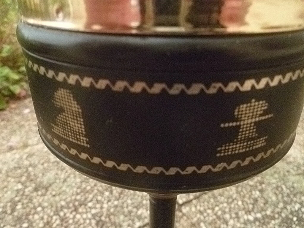 Vintage standing ashtray