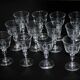 Ensemble de 12 verres Art Nouveau.