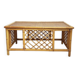 Rattan coffee table
