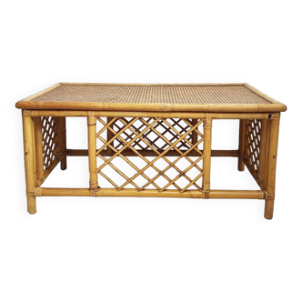 Rattan coffee table