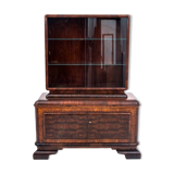Art Deco style display cabinet, 1940s, Poland.