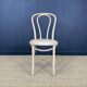 Set of 4 Thonet type bistro chairs light curved wood & Skaï GO IN Germany