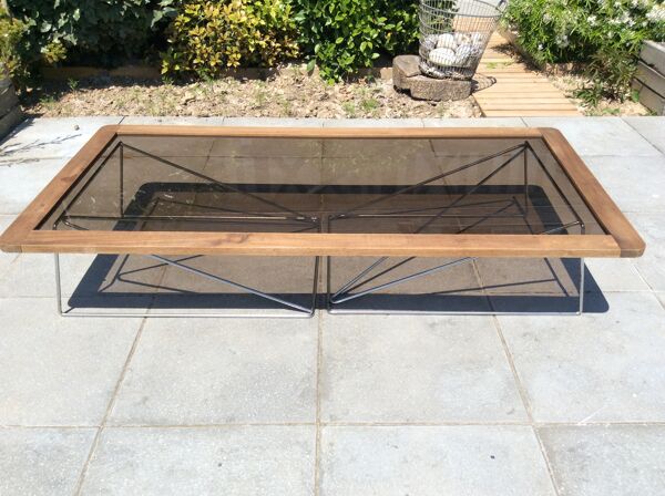 Table basse et haute tréteaux