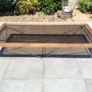 Table basse et haute tréteaux