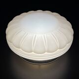 Vintage Pink Glass Ceiling Lamp, 1950s