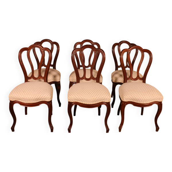Suite de 6 chaises d'époque napoléon III — Beyit
