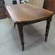 Round table 4 feet, opening with walnut shutters
