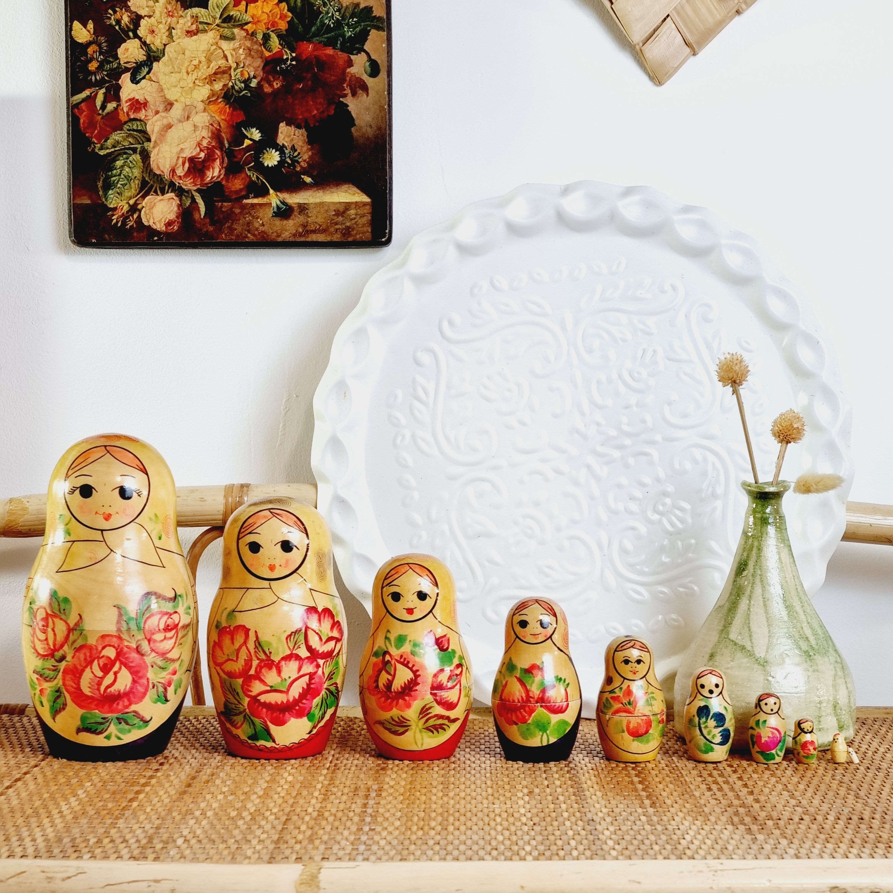 Russian doll or matrioshka 10 pieces