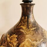 Old ceramic table lamp, Danish and estimated from the 1960s-1970s.