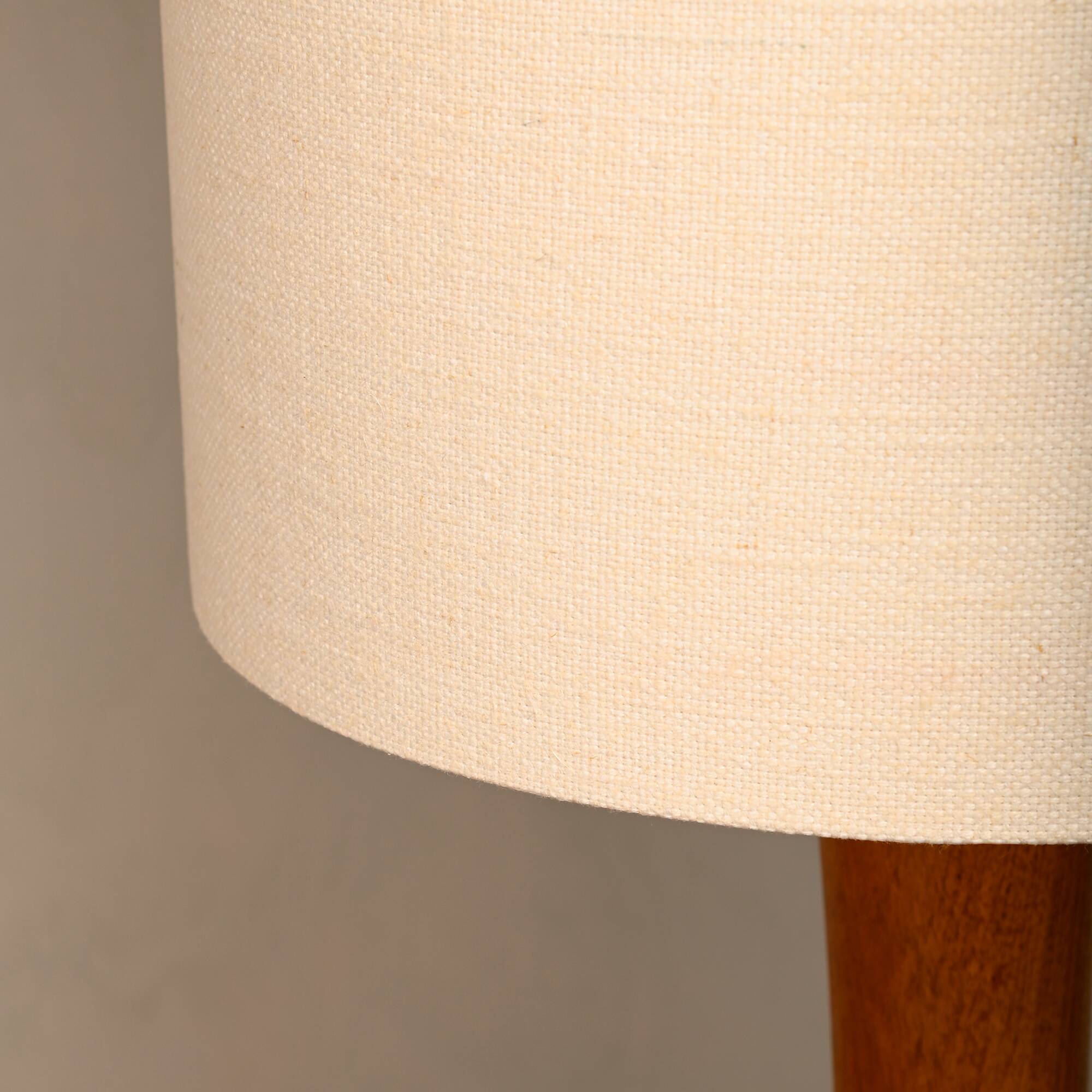 Scandinavian Modern Large Table or Floor Lamp solid Teak for Dyrlund, 1970s