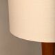 Scandinavian Modern Large Table or Floor Lamp solid Teak for Dyrlund, 1970s