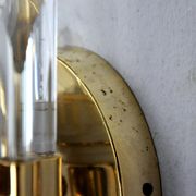 Pair of Venini glass wall lamps, Italy, 1970