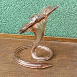 Soliflore vase in blown glass, flower shape