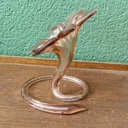 Soliflore vase in blown glass, flower shape