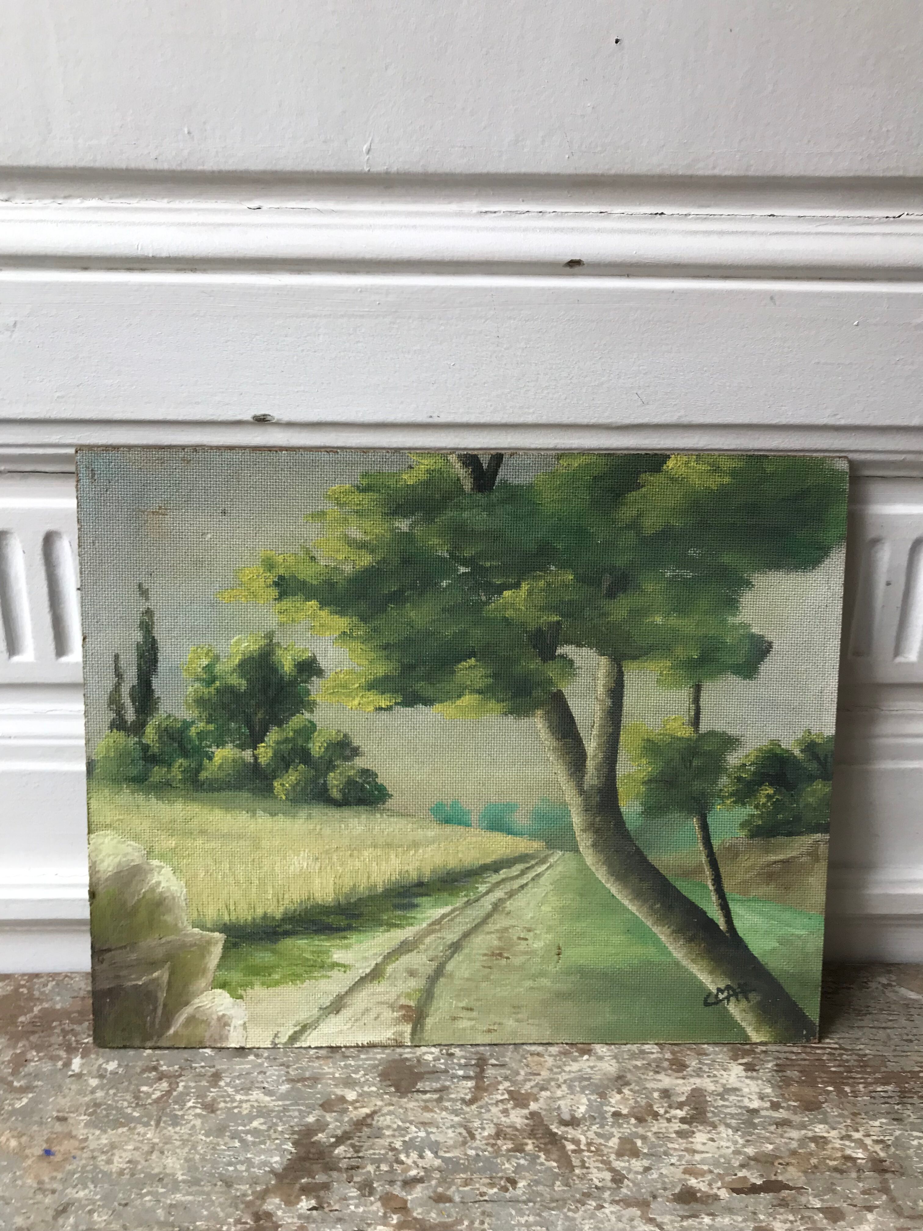 Landscape oil painting