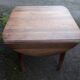 Table de ferme ovale en bois fruitiers