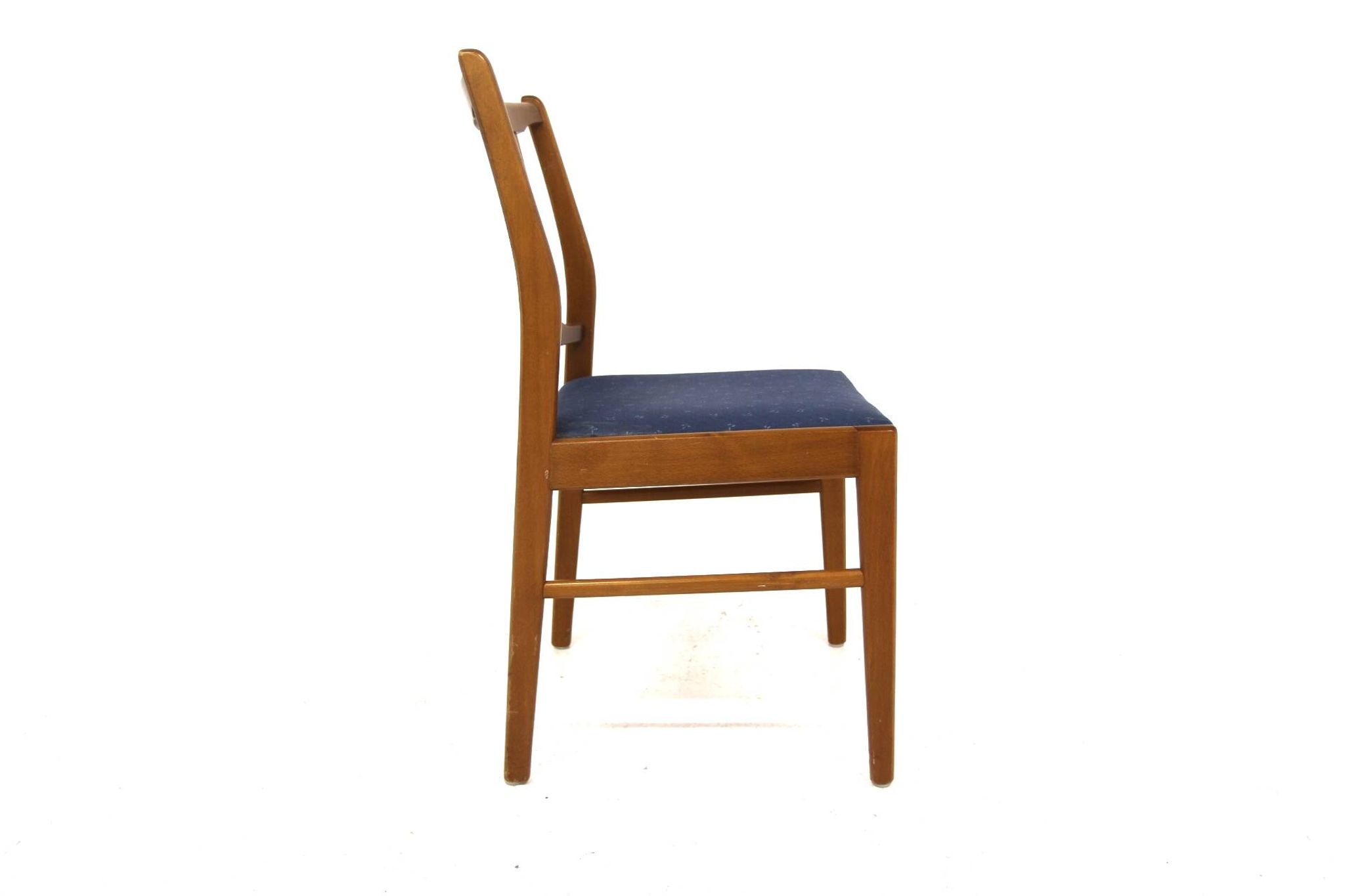 Set de 4 chaises scandinave en hêtre, Suède, 1960