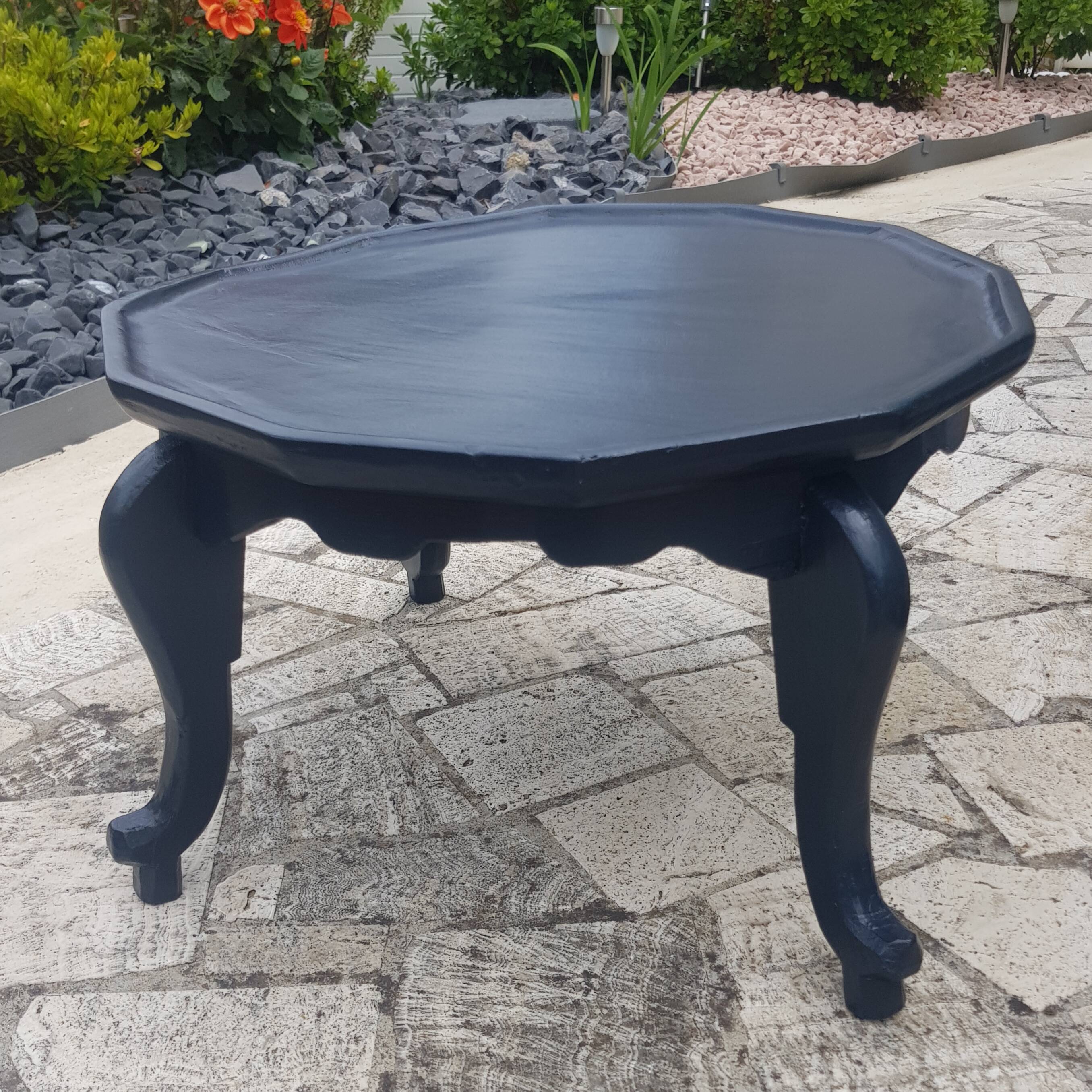 Oriental coffee table and tray