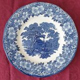 Assiette anglaise vintage en porcelaine Woodland unicorm