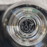 Baccarat – glasses size n°2 - art nouveau - blown plain crystal - service vence
