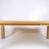 Coffe Table With Linoleum Surface Made With Beech Wood Frame By Magnus Olsen