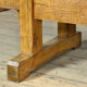Oak carpenters workbench, circa 1920