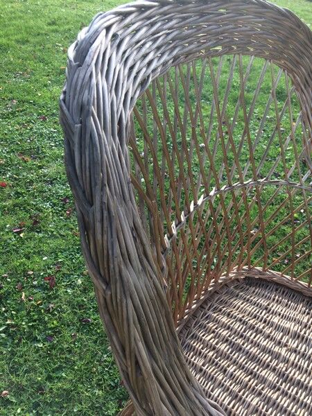 Armchair in rattan 1960-1970