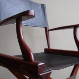 Chaise vintage en palissandre par M. Hayat & Bros, années 1970