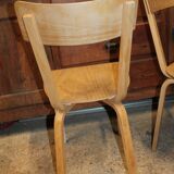 Set of two vintage LEC chairs