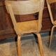 Set of two vintage LEC chairs