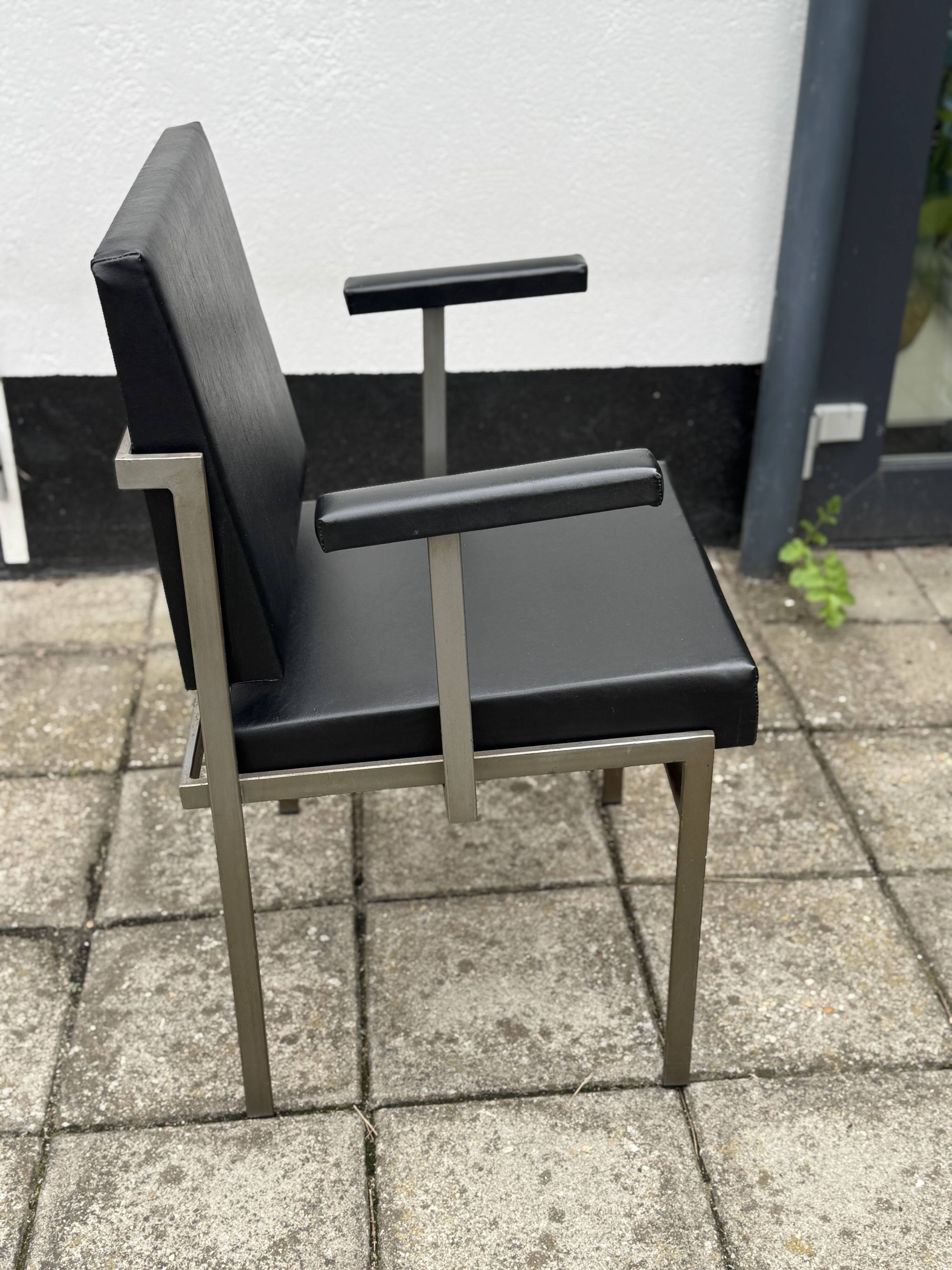 Mcm leatherette armchair