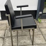 Mcm leatherette armchair