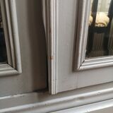 Armoire ancienne peinte grise