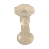 Old glass vase with open neck style 40s