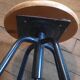 Tabouret à vis années 80