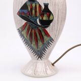 Sesto di Fiamma porcelain table lamp, Italy 1950s